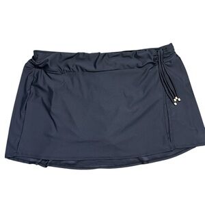 Time and Tru Black Swim Skirt, Size 2X